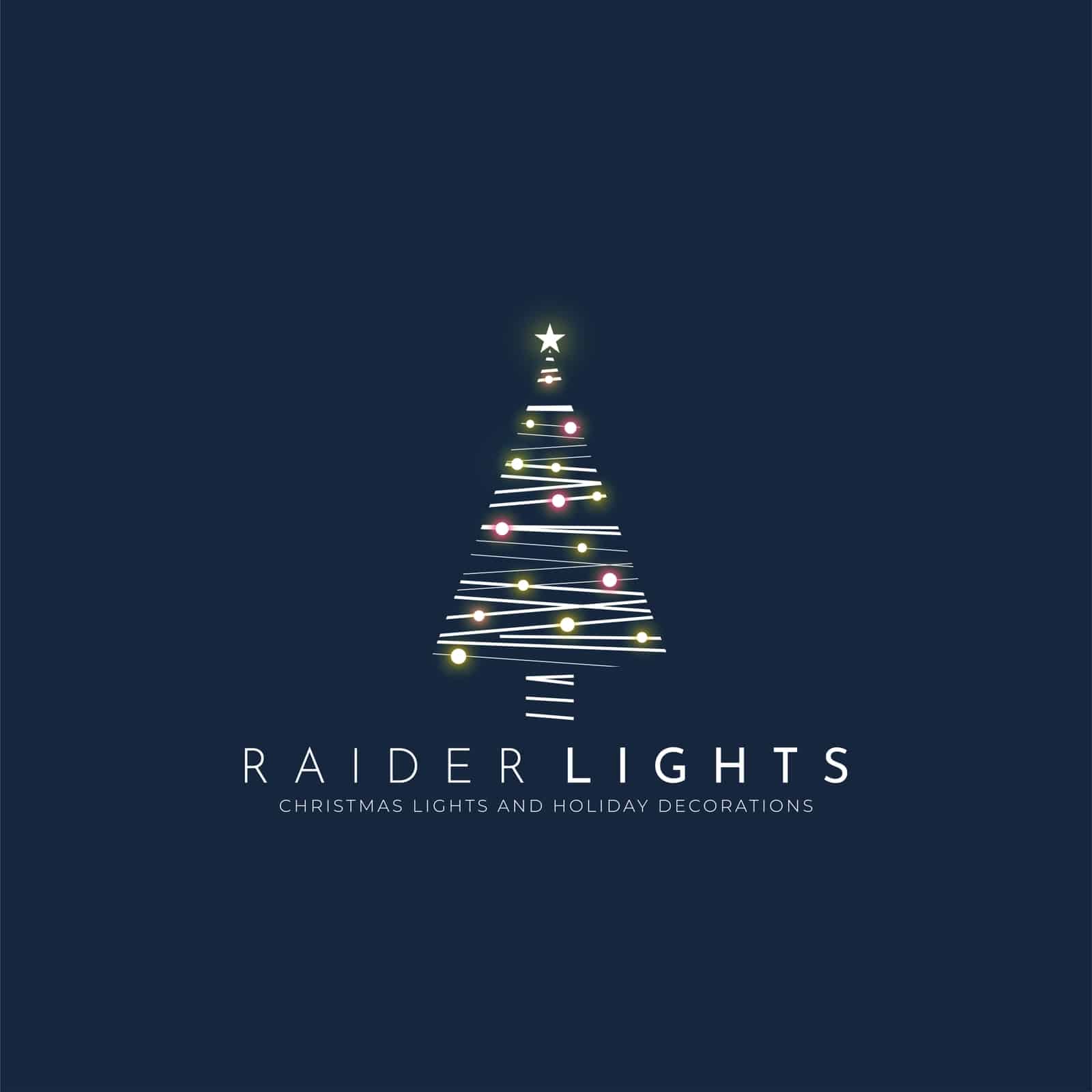 Raider Lights holiday lighting installation